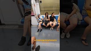  Beware of Pickpockets on Rome’s Metro Line B! Stay Alert #Pickpocket #Travel #Italy #Viral #Shorts