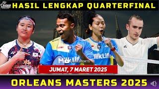 REHAN GLORIA KE SEMIFINAL! Hasil Quarterfinal Orléans Masters Badminton 2025 #OrleansMasters2025