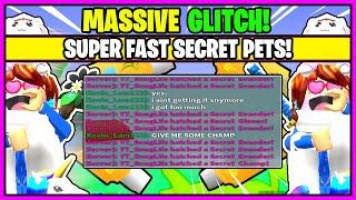 TAPPING SIMULATOR *MASSIVE GLITCH* HATCHING OVER 25 + SECRETS FAST! NEW BOXING WORLD! - ROBLOX