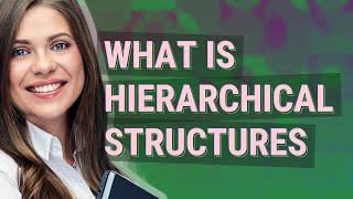 Hierarchical structures | meaning of Hierarchical structures