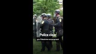 Police clear pro-Palestinian encampment, make arrests at University of Virginia