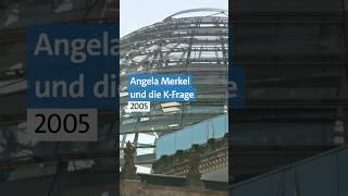 Wie Angela Merkel 2002 auf die Kanzler-Frage reagierte | Schicksalsjahre einer Kanzlerin | #shorts