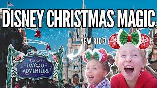 Grand Opening of the New Tiana's Bayou Adventure Ride @ Disneyland! | Disney Christmas 2024