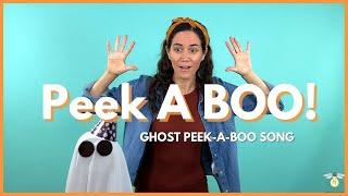 Peek-a-BOO! (Peekaboo Song for Kids) | Ghost Song for Kids | Halloween Peekaboo