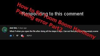 How to fix Toom Boom Harmony error (Parsing error) Part2