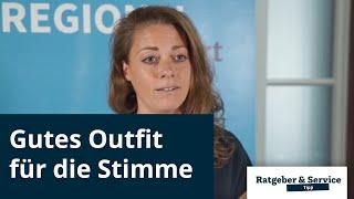 Kleidung & Stimme I Ratgeber & Service: Stimmcoaching I REGIONAL.report