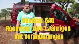 Kastenwagen Pössl Roadcar 540 die große Roomtour zum 1 Jährigen