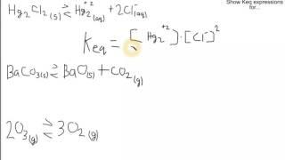 Keq Expressions