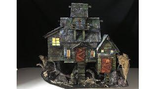 DIY Witch House Using Cardboard!