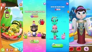 My Talking Hank islands vs My Talking Tom 2 vs My Talking Angela 2 vs My Talking Angela Gameplay