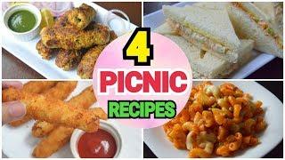 PICNIC & TRAVELING SNACKS by (YES I CAN COOK) #PicnicSnacks #TravelingRecipes #EasySnacks