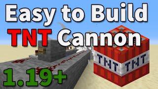 Easy TNT Cannon Tutorial (Minecraft 1.19+ Java/Bedrock)
