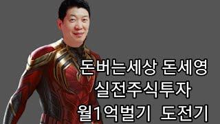 돈버는세상 실전주식투자 월 1억 벌기 도전기