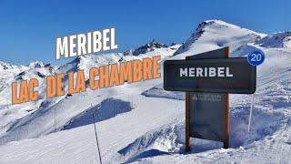 Skiing a Long & Flowing Blue pistes – Lac de la chambre and Ours in Les 3 Vallées!