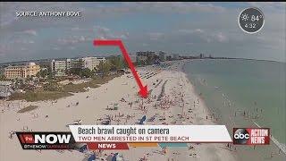 Beach brawl on St. Pete Beach was captured by a drone