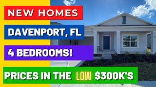 NEW COMMUNITY 4 Bedroom New Homes For Sale in Davenport / 4 Corners Area Florida