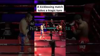 A kickboxing match takes a tragic turn #ufc #mma #boxing