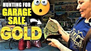 Ep599:  HUNTING OLD VINTAGE COLLECTIBLES AT GARAGE SALES!  