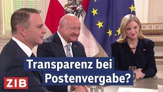 Postenbesetzungen im Regierungsprogramm: Transparenz oder Täuschung? | ZIB2 vom 04.03.2025