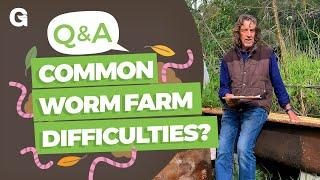 What are Some Common Worm Farming Difficulties?