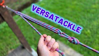 VERSATACKLE The Trucker's Hitch on Steroids ? 2 VERSIONS Tutorial