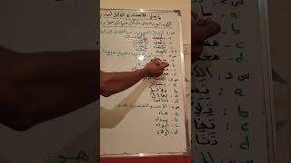 دروس اللغة العربية مباراة التعليم على شكل سؤال وجواب
