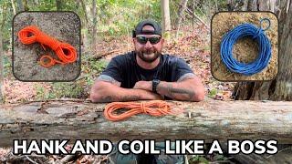 3 Simple Ways to Coil or Hank Cordage Like a Pro