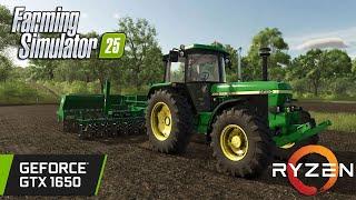 Farming Simulator 25 - GTX 1650 - All Settings Tested