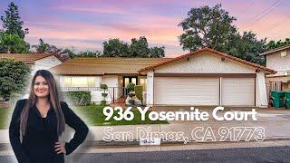 936 Yosemite Ct. San Dimas CA 91773 | Maribel Pedregon #AskMaribel