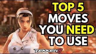 Top 5 Must-Know Moves for Jun in Tekken 8 | TEKKEN 8 JUN Kazama