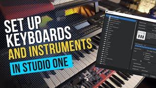 How To Set Up Your MIDI Keyboards, External Instruments and MIDI Controllers in Studio One