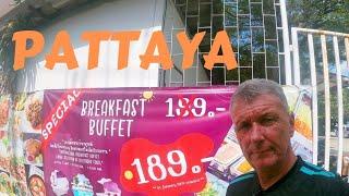 189 bht breakfast buffet in Pattaya and a 1000 bht room and is Big C expensive