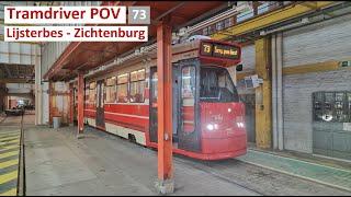 Tramdriver POV | HTM MAT-rit 73 Remise Lijsterbes - Remise Zichtenburg | BN GTL8 3125 | 2024