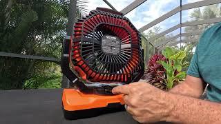 BEAT THE HEAT ANYWHERE! This 40,000mAh Camping Fan is a MUST-HAVE!