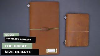 TRAVELER'S NOTEBOOK | WHICH DO YOU CHOOSE | PASSPORT TN OR STANDARD TN