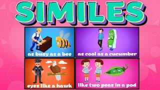 What Are Similes? | Similes for Kids | Simile Examples for Kids Using Like or As