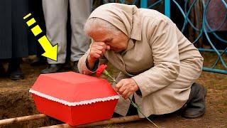 На похоронах внука бабушка заподозрила неладное! Открыв гроб, она была в ужасе!