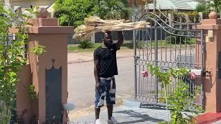 Door to door Broom maker-seller - Mandeville Manchester Jamaica  16-9-2024