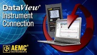 AEMC® - DataView® - Connecting Instruments To Computer Through DataView®