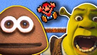 Mari0 Christmas Map Pack - Cursed Goomba & Shrek Save Christmas?!