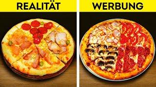 ESSEN IN DER WERBUNG VS. REALITÄT || Tricks der Werbung, um uns Lebensmittel schmackhaft zu machen