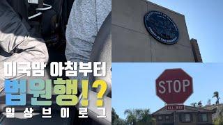 미국일상 | 미국에서 처음 가본 법원 l 미국 법원행, 보일링포인트, 코스코 장보기, 아침 간단식, 가을 이불 교체, 안방 대청소, 참치깻잎덮밥, 끝이없는 집안청소, 아포가토