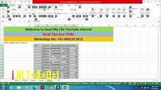 How to AutoFit EVERYTHING in Excel FAST!|Cloumns|Row| #shorts|Mr.Excel|Excellsfun|Super star|Vba|xml