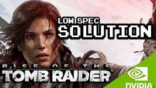 Super low Rise of the Tomb Rider on Low End PC