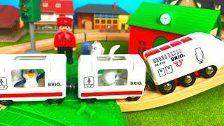 Wooden trains | locomotives for kids | wooden railway