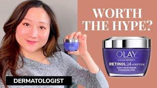 Dermatologist Reviews Olay Regenerist Retinol 24