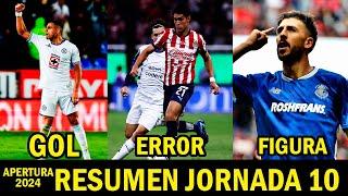 RESUMEN JORNADA 10 APERTURA 2024 | ACCIÓN GOL, ERROR Y FIGURA APERTURA 2024 LIGA MX RESUMEN COMPLETO