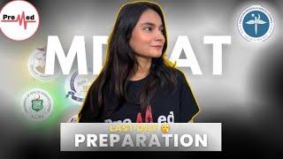 Last Day Prep  - Ultimate Guide | MDCAT 2024