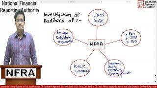 NFRA | National Financial Reporting Authority | Siddharth Agarwal