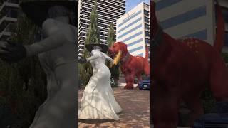 Michael's giant dog cursed by a witch - GTA 5 #shorts #gtav #gaming #trending